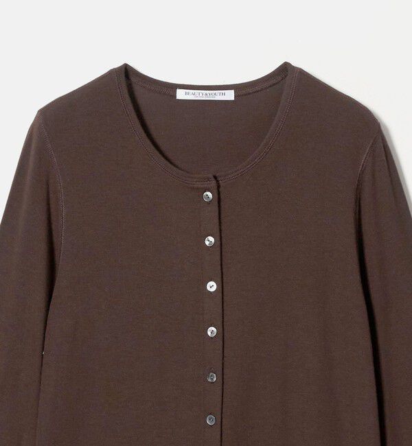BEAUTY&YOUTH UNITED ARROWS「毛セルロースブレンド クルーネック カーディガン」|カーディガン|