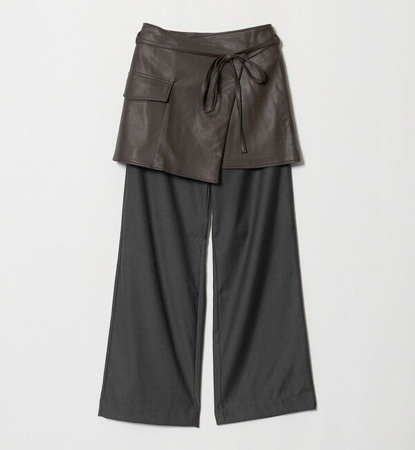 BEAUTY&YOUTH UNITED ARROWS「【別注】＜She is-.＞パンツ＆ラップスカート」|その他|DK.GRAY