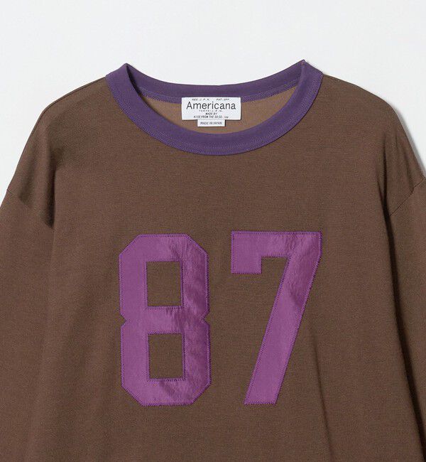 BEAUTY&YOUTH UNITED ARROWS「＜Americana＞ナンバリング リンガーTシャツ」|Tシャツ・カットソー|