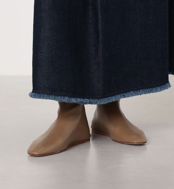 TOMORROWLAND GOODS「LE MONDE BERYL LUNA BOOT LESTHER ショートブーツ」|ショートブーツ|