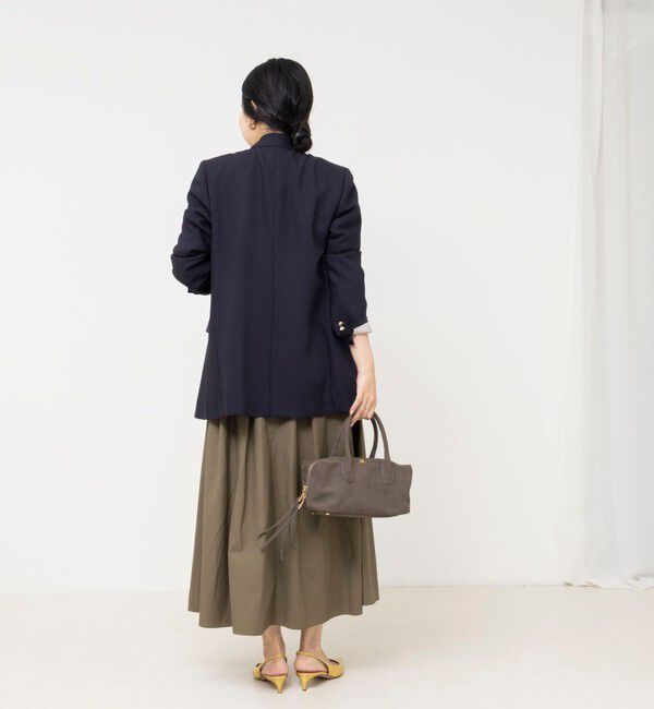 NOLLEY'S sophi「《防シワ/セットアップ対応》ウォッシャブルオックスダブルジャケット」|テーラードジャケット|