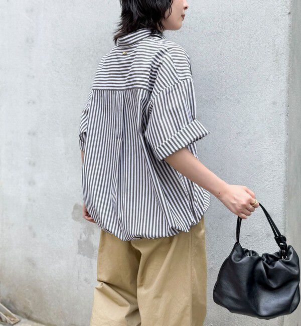 fredy emue「【人気につき半袖Ver.で再登場】汗染み軽減加工COTTON半袖シャツブルゾン」|シャツ・ブラウス|