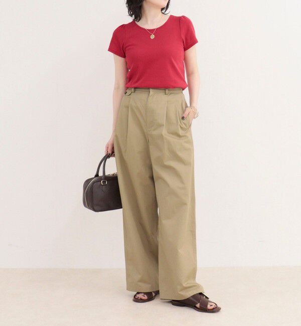fredy emue「パフスリーブコンパクトTシャツ」|Tシャツ・カットソー|