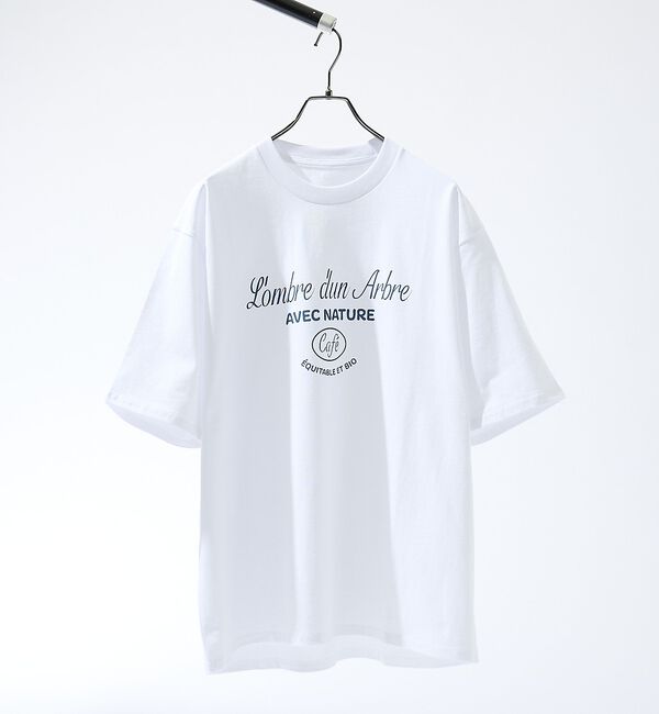 ABAHOUSE「SCENE GRAPHIC ロゴプリントTシャツ / リラックスフィット」|Tシャツ・カットソー|ホワイト