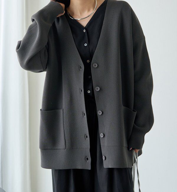  「【WEB限定/Du noir】スポンディッシュBIGカーディガン」|カーディガン|