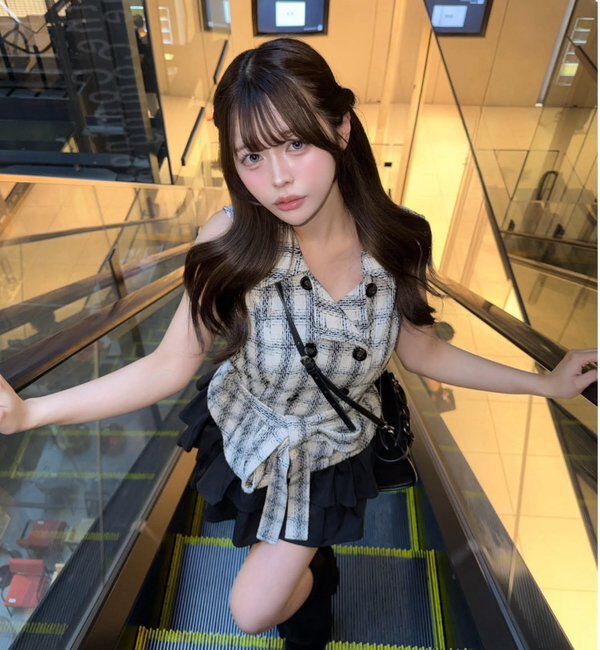  「トレンチ風レイヤードワンピース」|ワンピース|