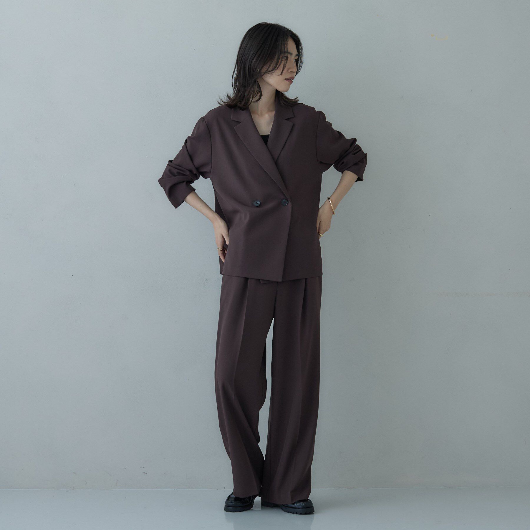 GALLEST「Comfy SET UP｜イージーストレートワイドパンツ【セットアップ対応／通勤/カセット服】」|その他|
