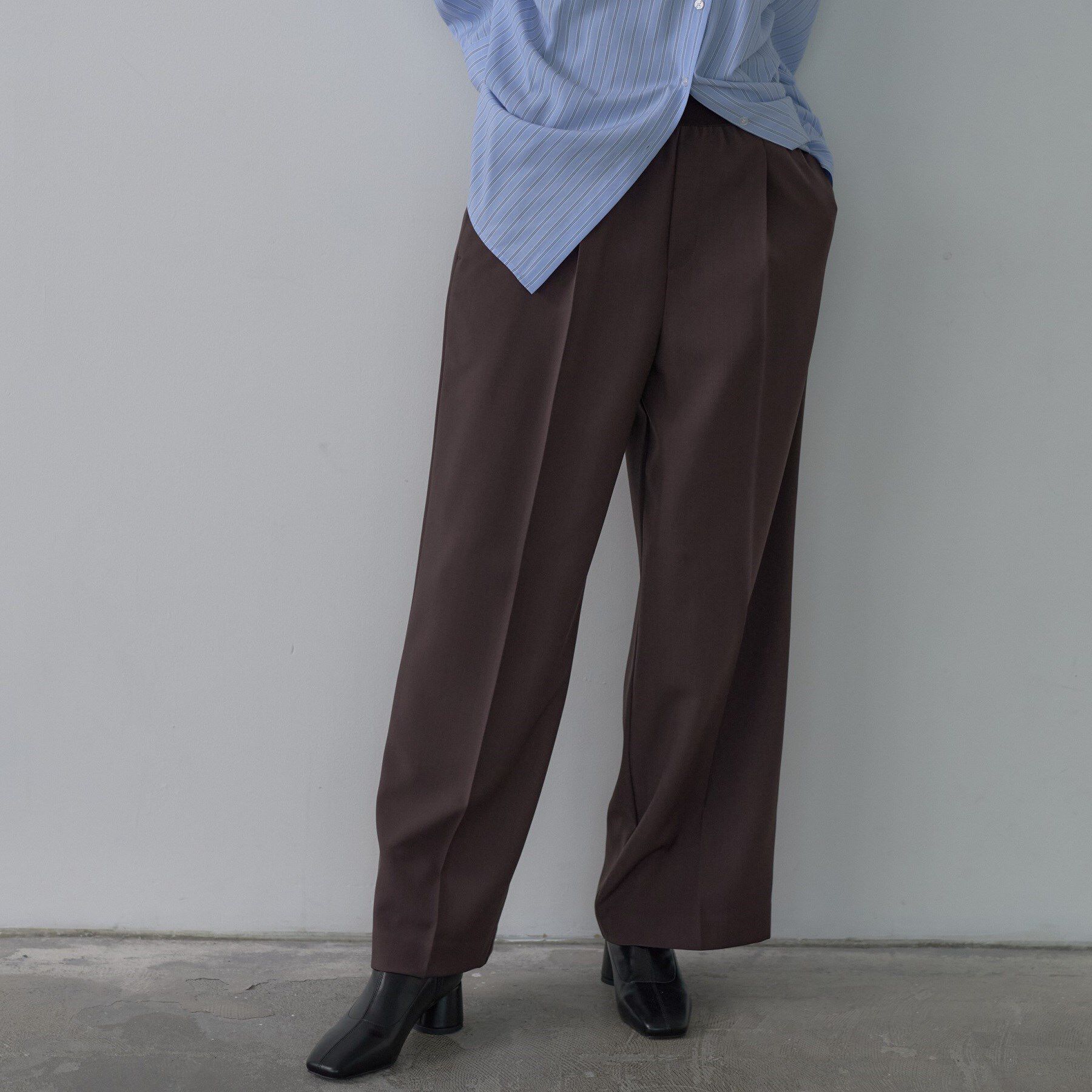 GALLEST「Comfy SET UP｜イージーストレートワイドパンツ【セットアップ対応／通勤/カセット服】」|その他|