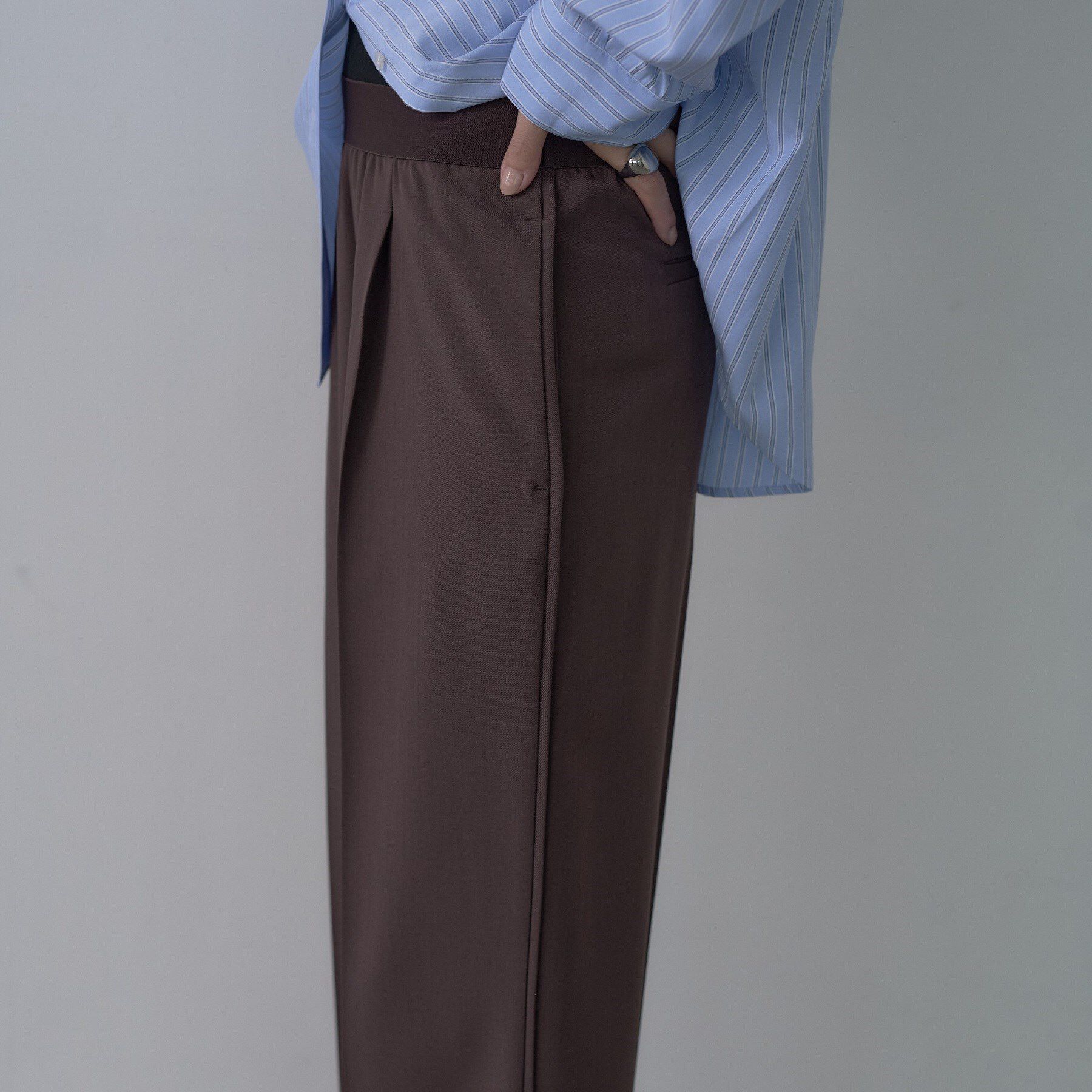 GALLEST「Comfy SET UP｜イージーストレートワイドパンツ【セットアップ対応／通勤/カセット服】」|その他|