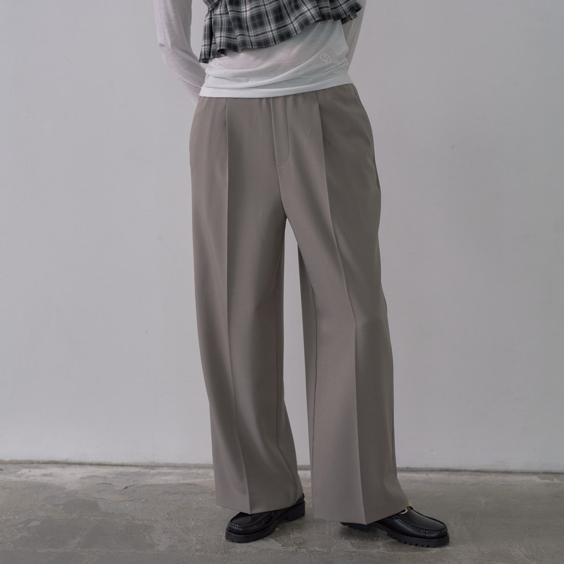 GALLEST「Comfy SET UP｜イージーストレートワイドパンツ【セットアップ対応／通勤/カセット服】」|その他|