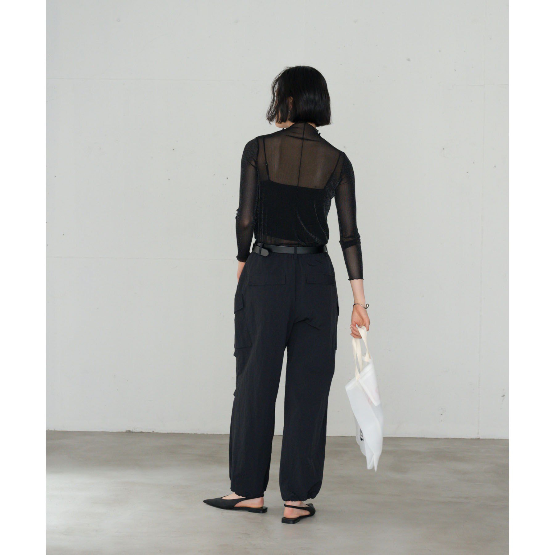 GALLEST「シアーラメハイネックカットソー」|Tシャツ・カットソー|