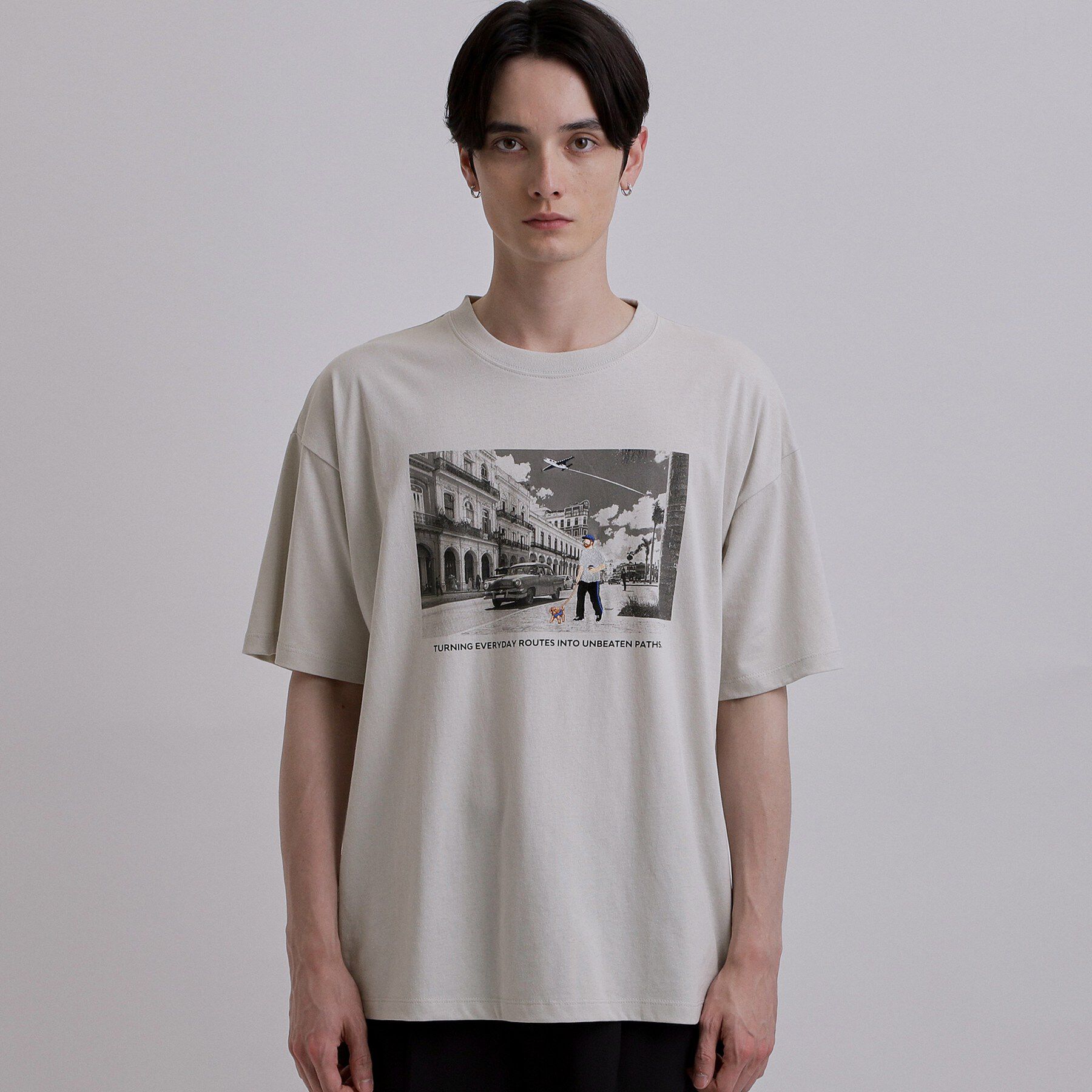 tk.TAKEO KIKUCHI「フォト＆刺繍Tシャツ」|Tシャツ・カットソー|