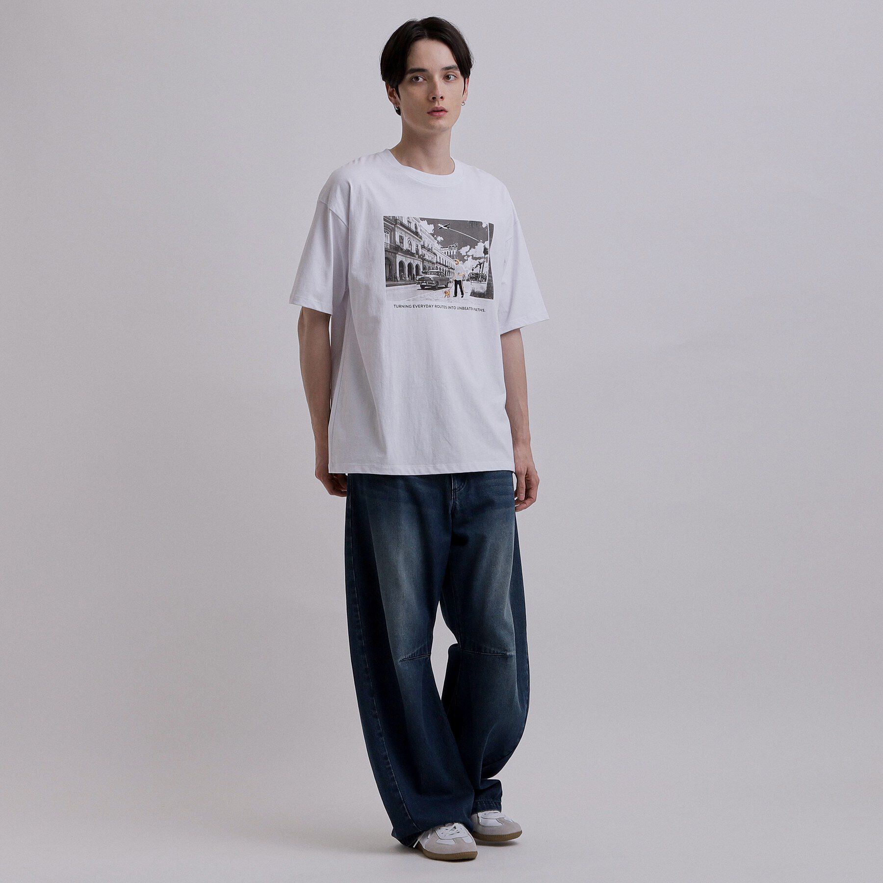 tk.TAKEO KIKUCHI「フォト＆刺繍Tシャツ」|Tシャツ・カットソー|