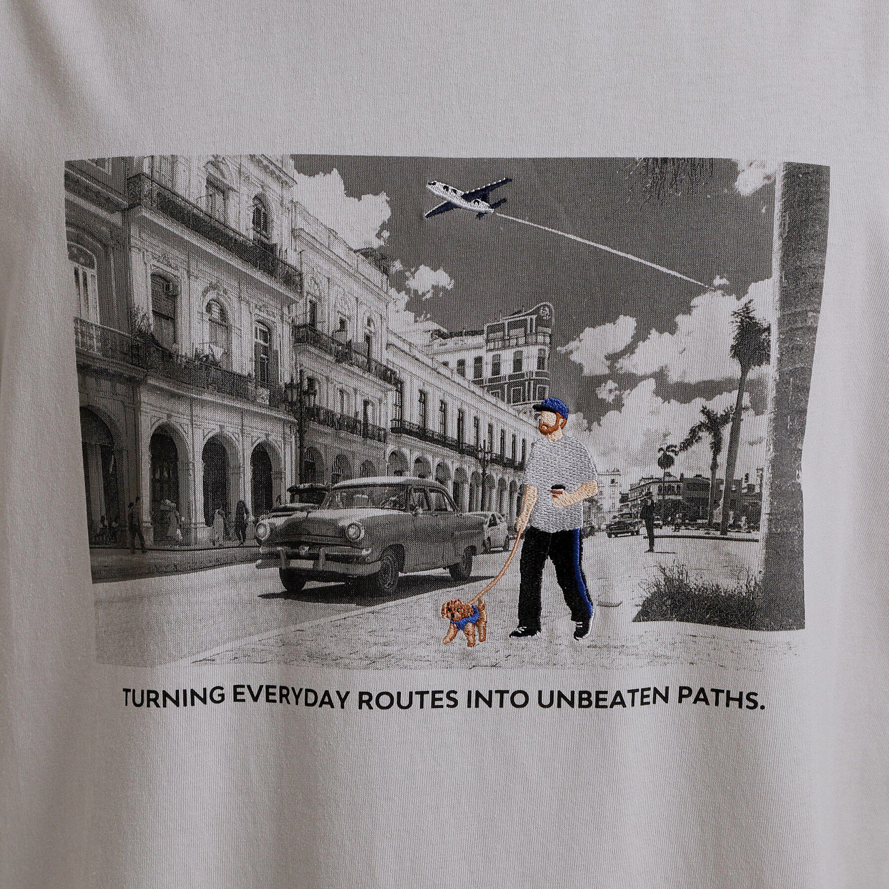 tk.TAKEO KIKUCHI「フォト＆刺繍Tシャツ」|Tシャツ・カットソー|