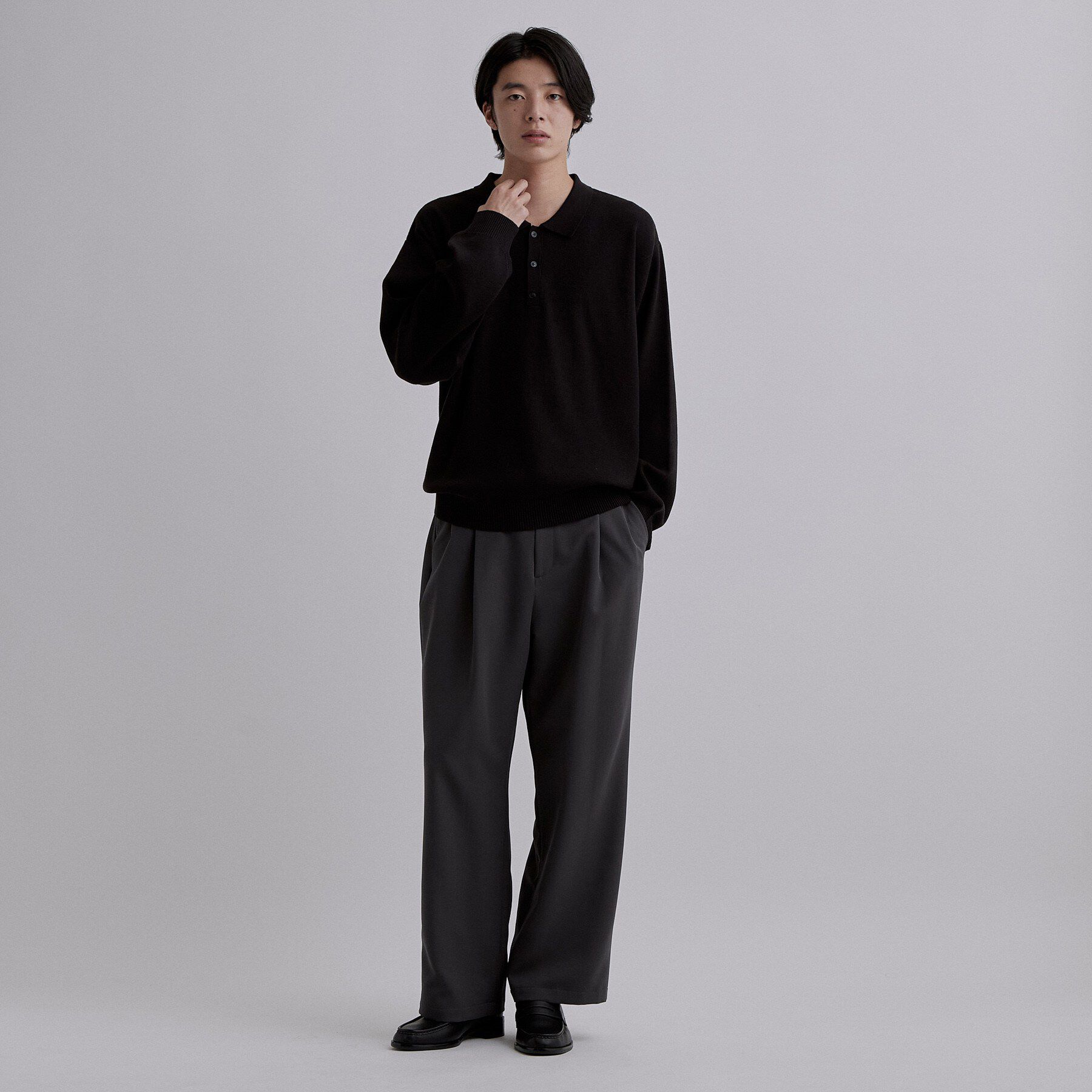 tk.TAKEO KIKUCHI「CARE FREE KNITポロシャツ」|ニット・セーター|