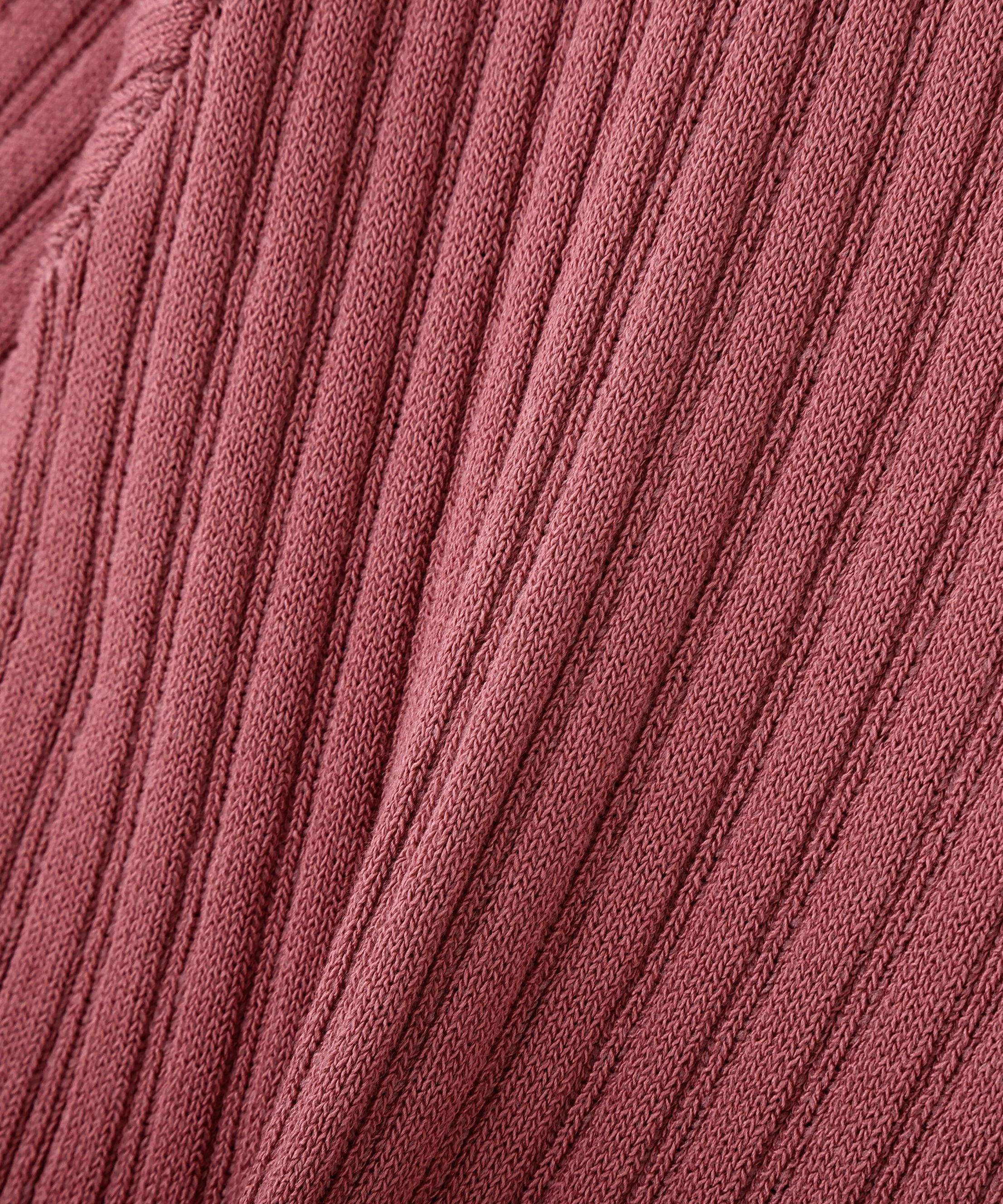 PROPORTION BODY DRESSING「＜a/mie＞デニムカラーリブニット」|カーディガン|