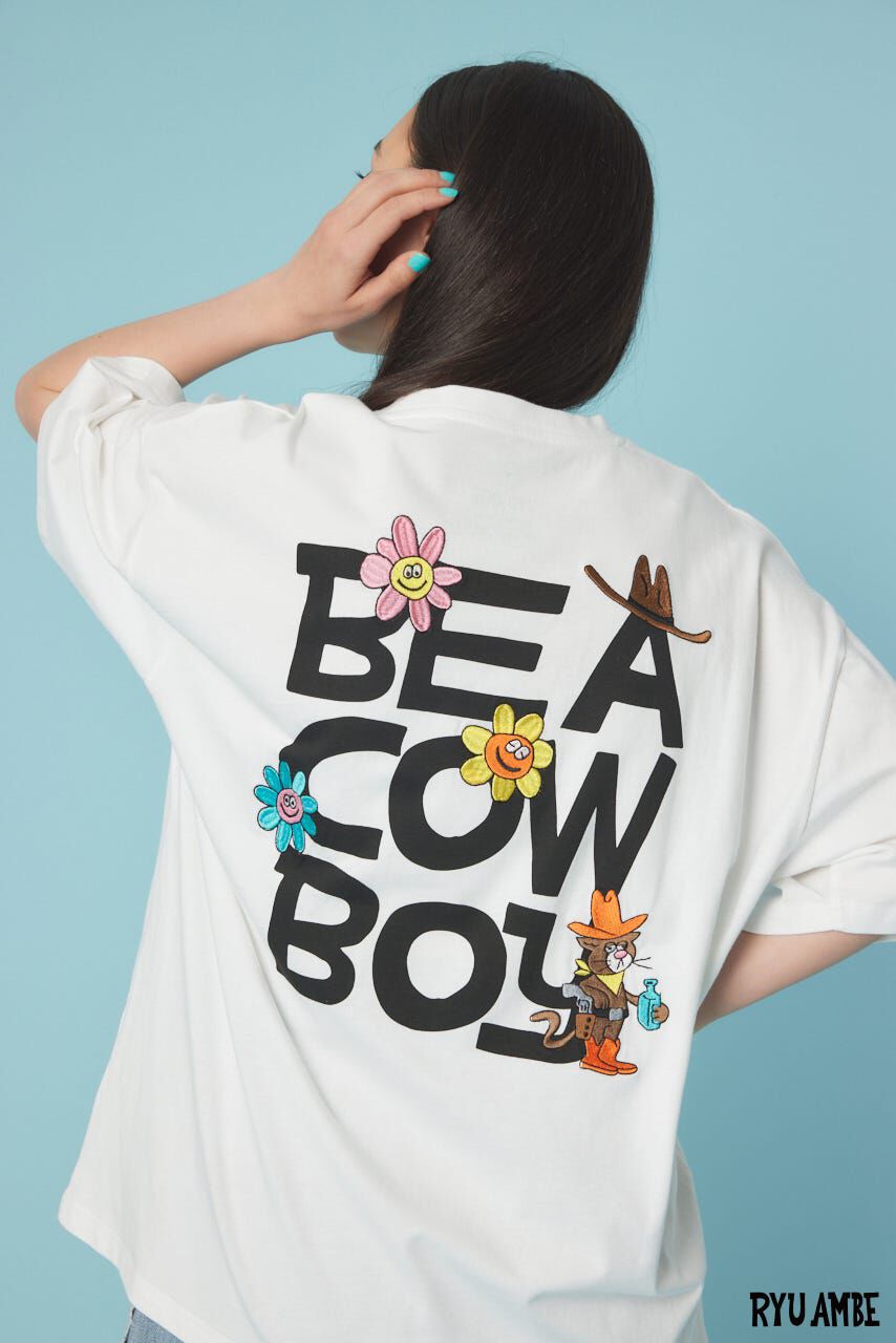 RODEO CROWNS「(Ryu Ambe)MOTIF刺繍Tシャツ」|Tシャツ・カットソー|
