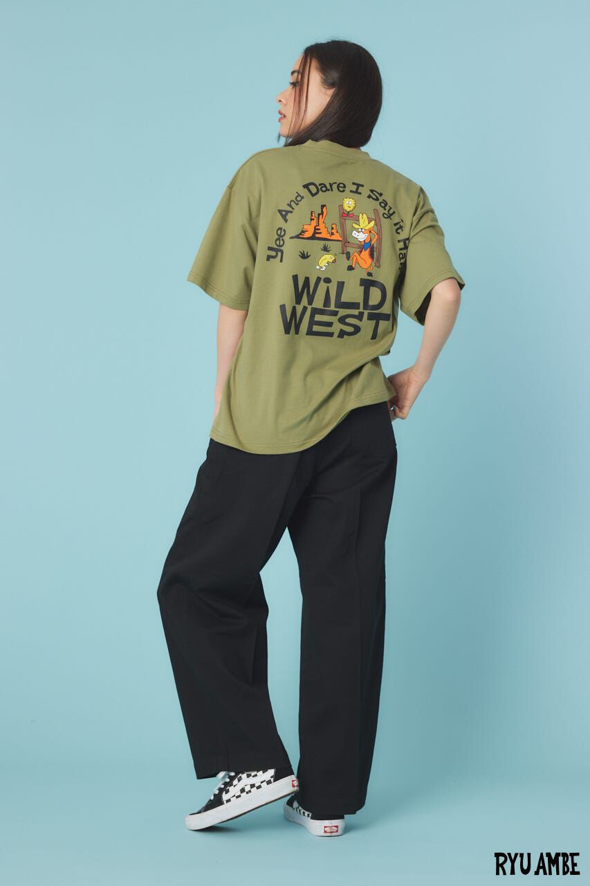 RODEO CROWNS「(Ryu Ambe)MOTIF刺繍Tシャツ」|Tシャツ・カットソー|