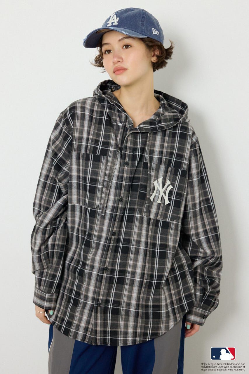 RODEO CROWNS「(MLB)フードチェックシャツ」|シャツ・ブラウス|