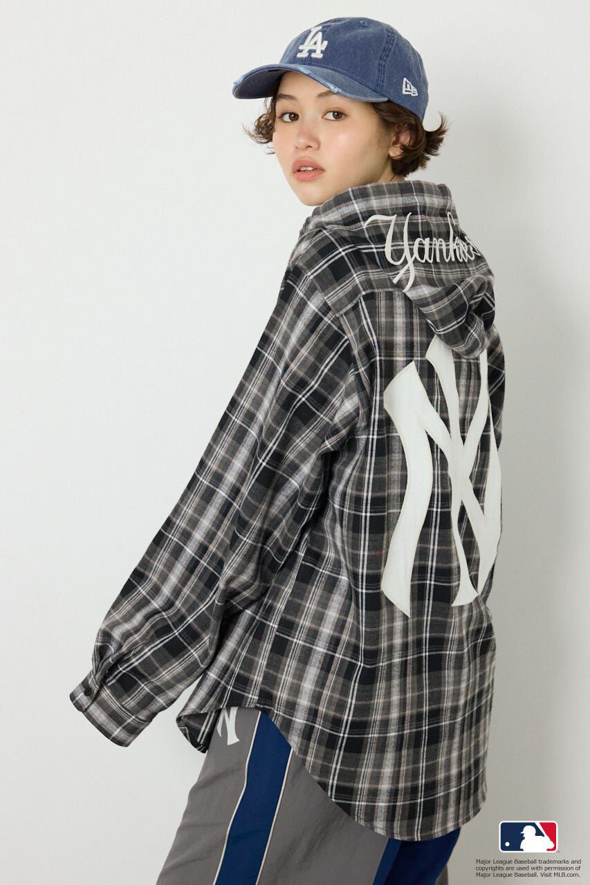 RODEO CROWNS「(MLB)フードチェックシャツ」|シャツ・ブラウス|