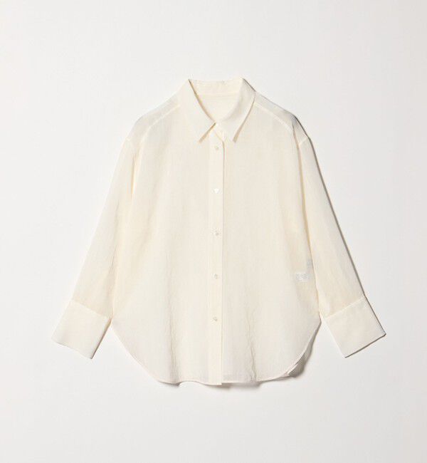 UNITED ARROWS green label relaxing「［size SHORTあり］ラミーライク ロングスリーブシャツ 通気性」|シャツ・ブラウス|