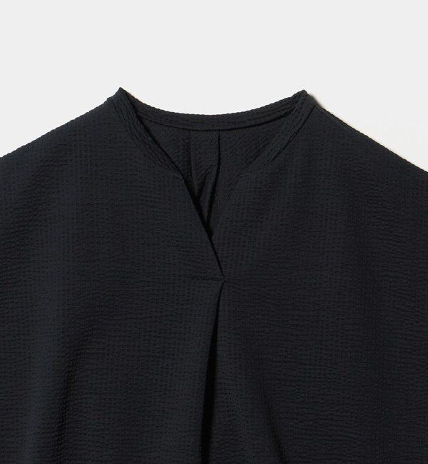 UNITED ARROWS green label relaxing「サッカー タック フレンチスリーブ カットソー UVカット」|Tシャツ・カットソー|