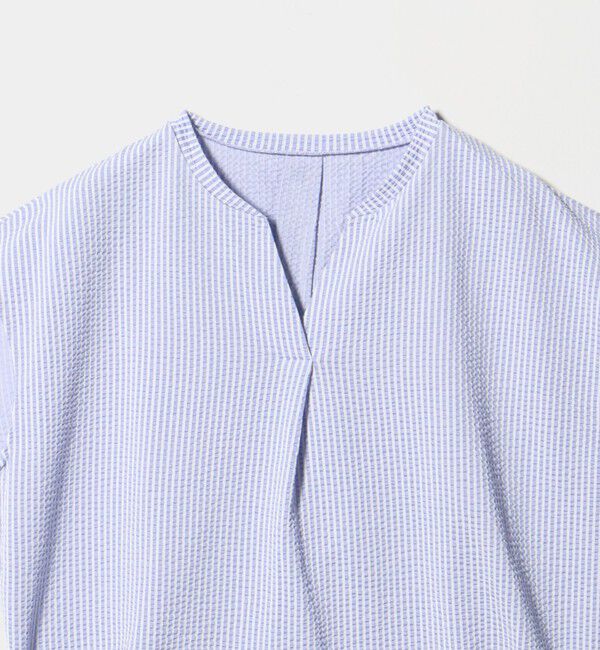 UNITED ARROWS green label relaxing「サッカー タック フレンチスリーブ カットソー UVカット」|Tシャツ・カットソー|