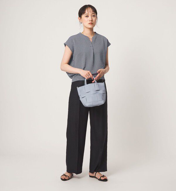 UNITED ARROWS green label relaxing「サッカー タック フレンチスリーブ カットソー UVカット」|Tシャツ・カットソー|