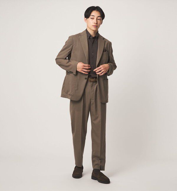 UNITED ARROWS green label relaxing「A+ air TWトロピカル 無地 2B リラックス 2P セットアップ ジャケット -ウォッシャブル・通気性-」|テーラードジャケット|