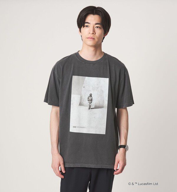 UNITED ARROWS green label relaxing「【別注】＜GOOD ROCK SPEED＞『スター・ウォーズ』ガーメントダイ 半袖 Tシャツ」|Tシャツ・カットソー|DK.GRAY