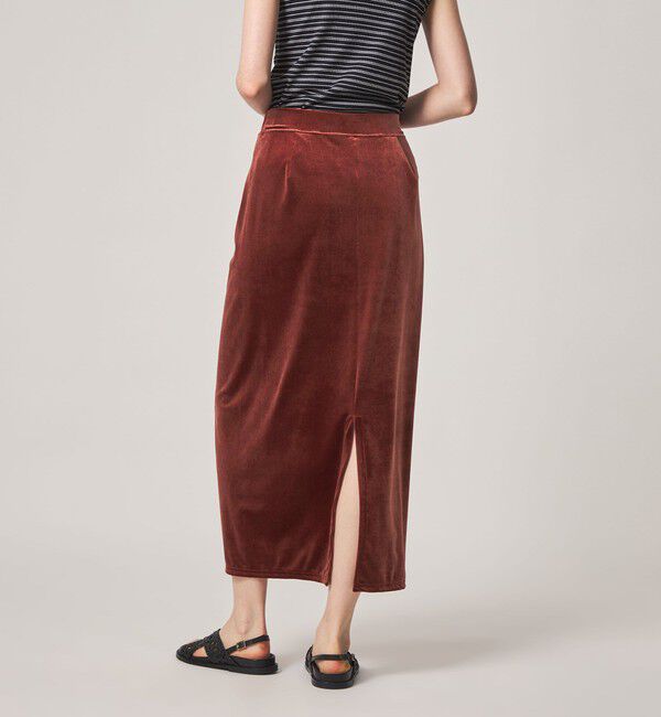 STEVEN ALAN「＜Steven Alan＞ベロア ストレート ロング スカート」|スカート|BRICK