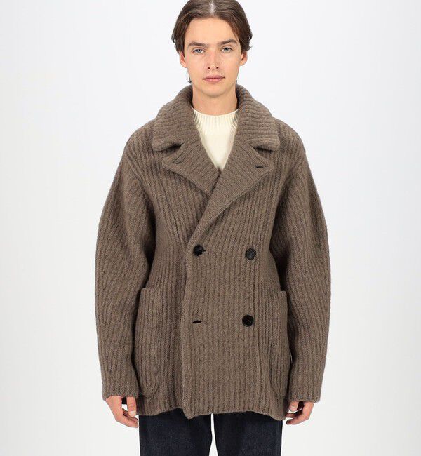 TOMORROWLAND MENS「TOMORROWLAND Tricot ウールダブルフェイス カーディガンコート」|ニット・セーター|