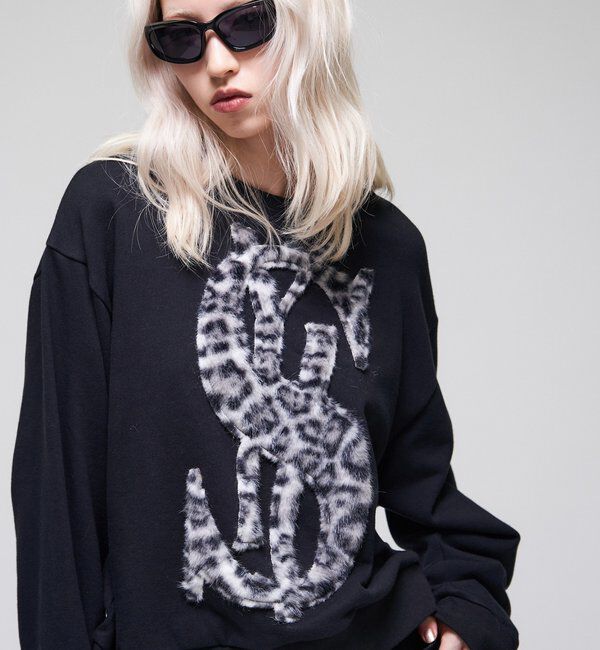  「【26AW LOOK掲載品番】【Sourcream】$ロゴファースウェット」|Tシャツ・カットソー|
