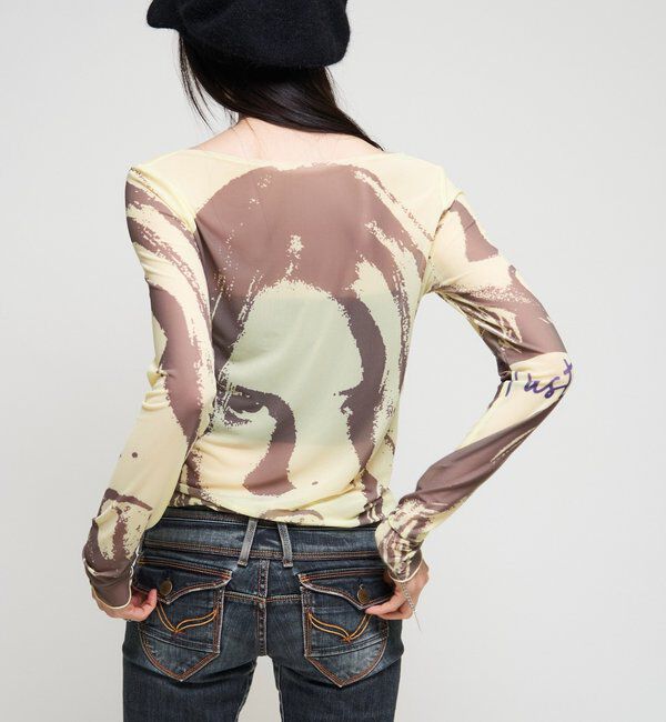  「【26AW LOOK掲載品番】シャーロットミューズパワーメッシュ」|Tシャツ・カットソー|