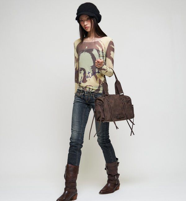  「【26AW LOOK掲載品番】シャーロットミューズパワーメッシュ」|Tシャツ・カットソー|