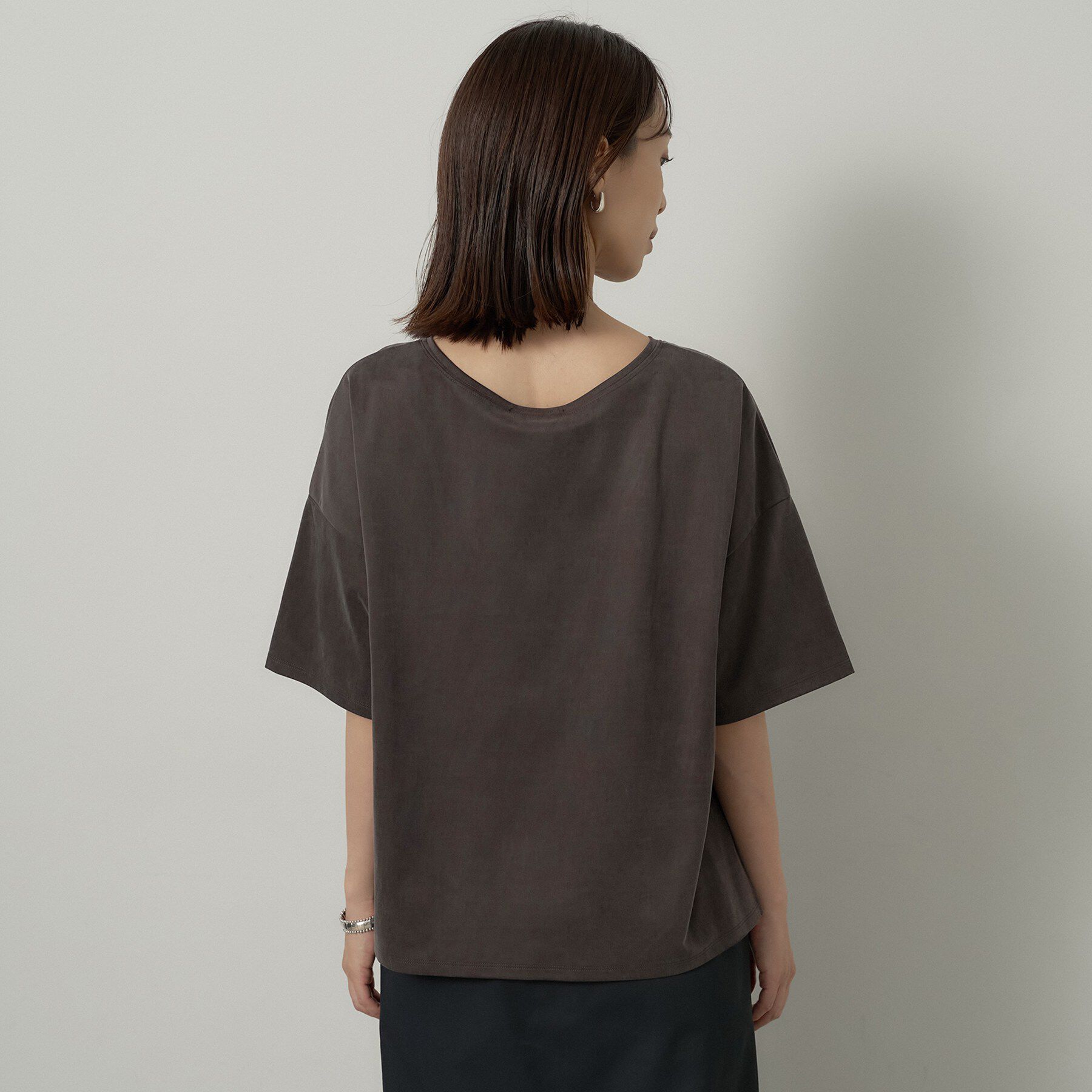 UNTITLED「【きれいめTシャツ/セットアップ可】ヴィンテージライクプルオーバー」|Tシャツ・カットソー|