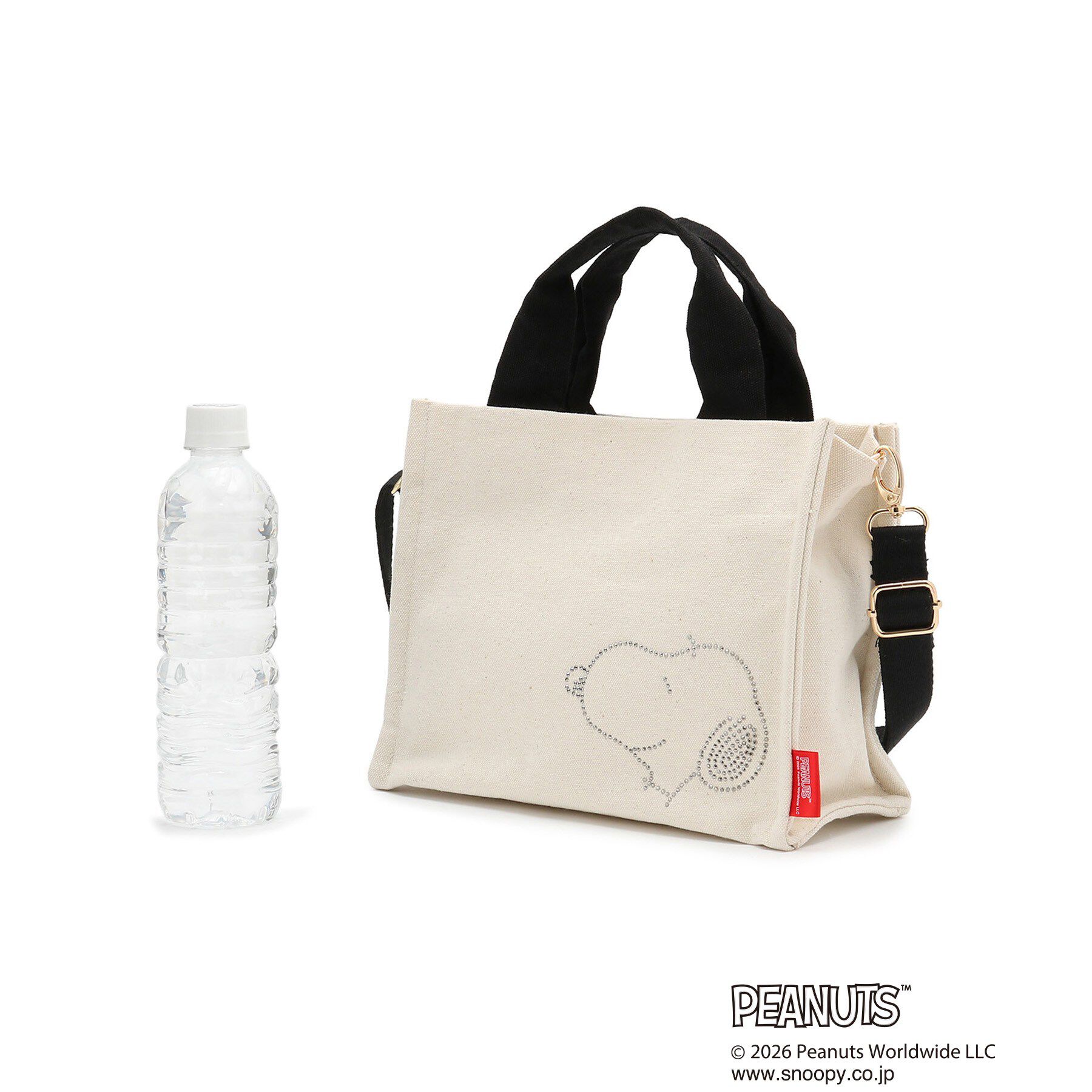 grove「【PEANUTS】ラインストーン2WAYトート」|トートバッグ|