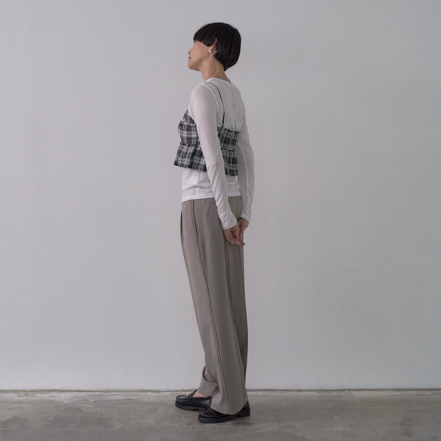 GALLEST「Comfy SET UP｜イージーストレートワイドパンツ【セットアップ対応／通勤/カセット服】」|その他|
