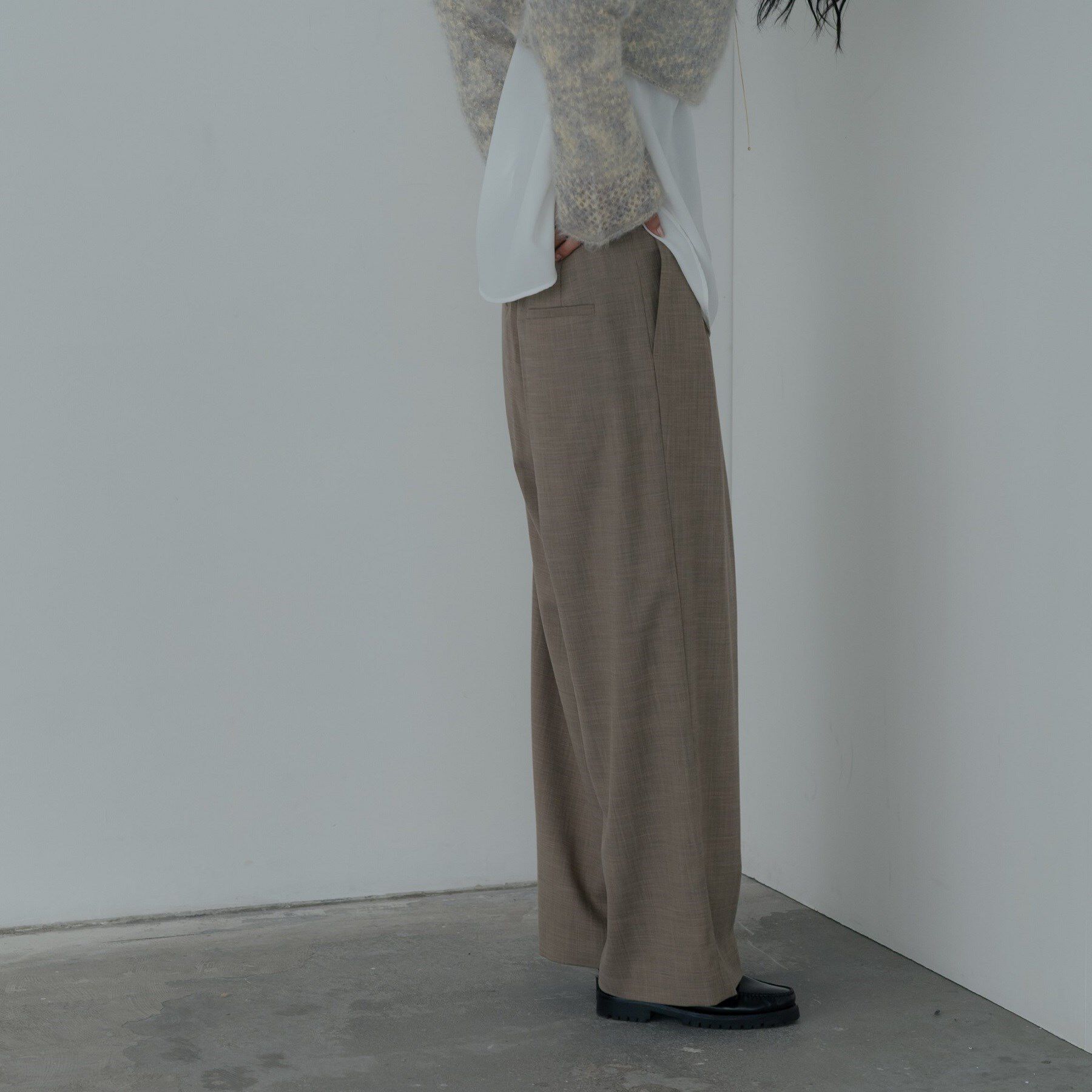 GALLEST「センタータックメランジワイドパンツ」|その他|