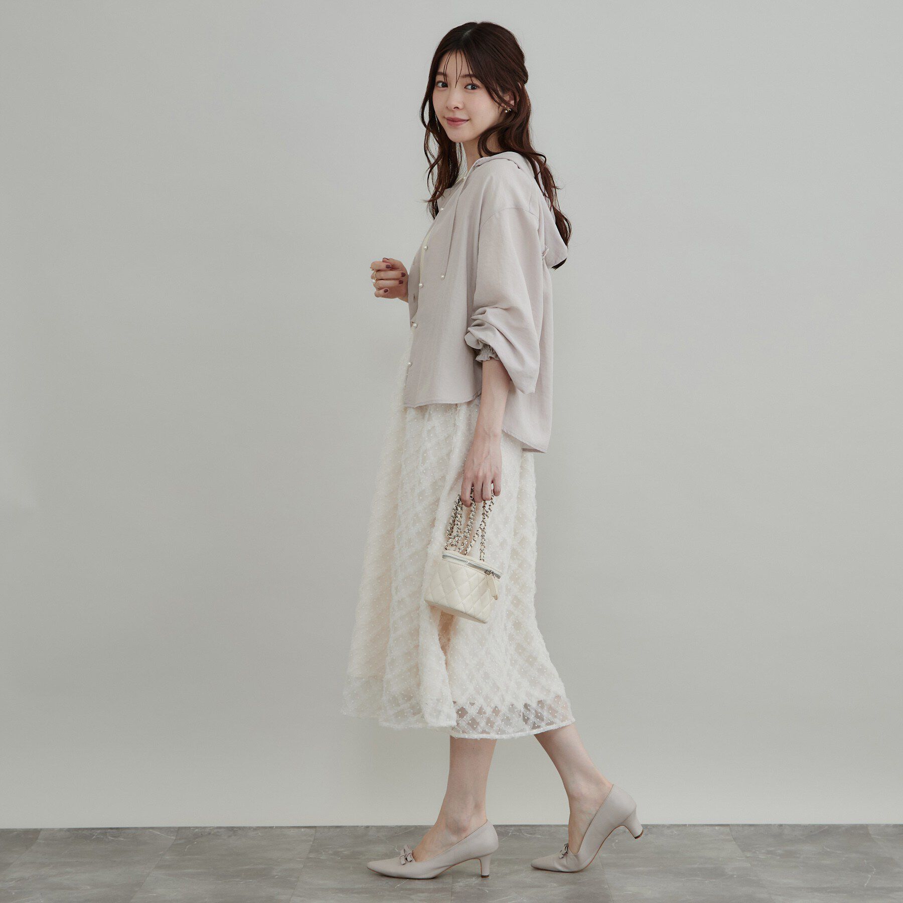 Couture broach「【大人可愛いフーディー】愛されシアーシャツ」|シャツ・ブラウス|