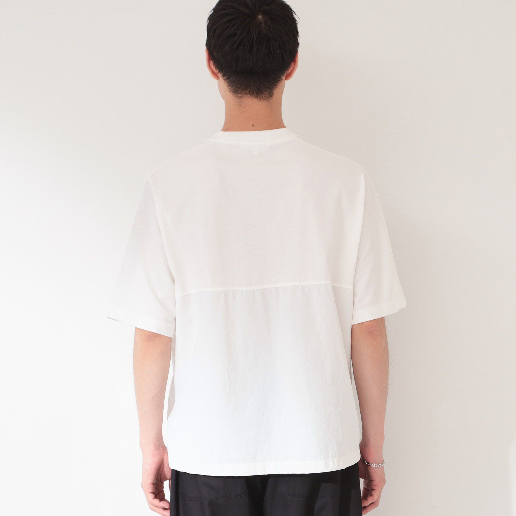 THE SHOP TK「【ゆったりシルエット】前後切り替え 半袖Tシャツ」|Tシャツ・カットソー|