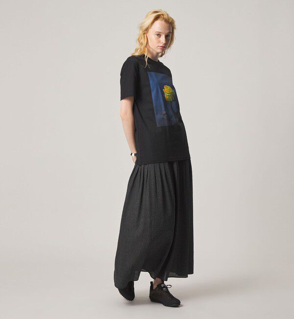 STEVEN ALAN「＜Steven Alan＞コットン サッカー タック ロング スカート」|スカート|