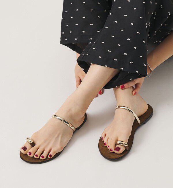 BEAUTY&YOUTH UNITED ARROWS「＜NICOLAS LAINAS＞スエード サムリング サンダル」|サンダル|MD.BROWN