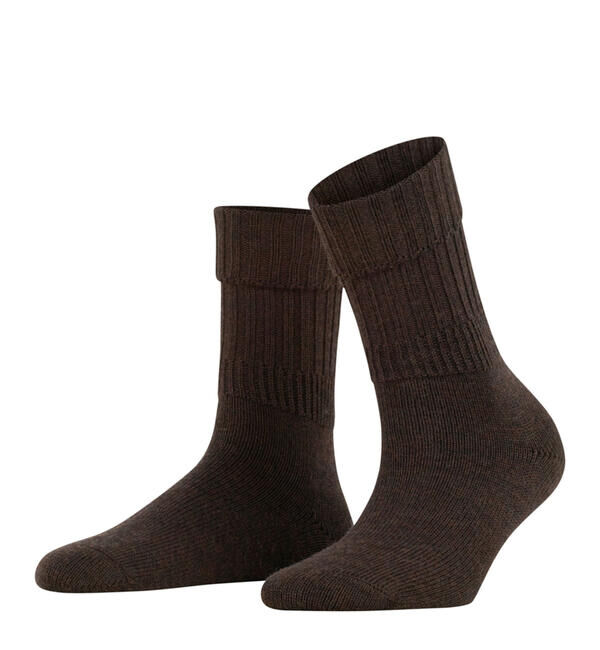 FALKE 「FALKE | 47520 STRIGGINGS RIB SOCKS WOMEN」|ソックス|DKBROWN