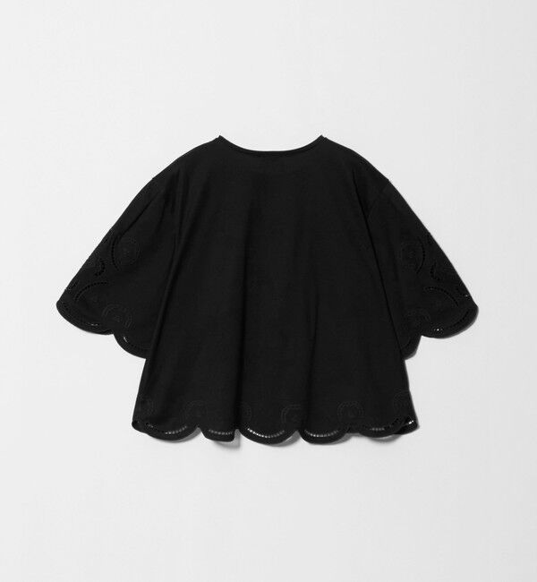 UNITED ARROWS「エンブロイダリー スカラップ Tシャツ」|Tシャツ・カットソー|