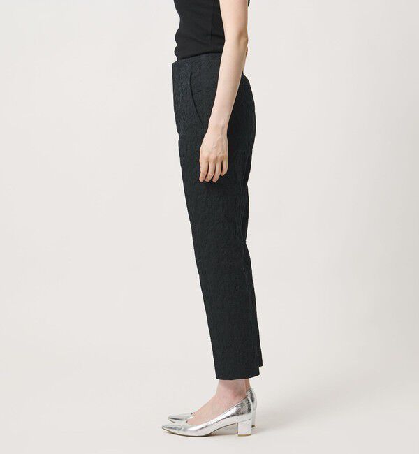 UNITED ARROWS「フクレ ジャガード スリムパンツ ‐ストレッチ ウォッシャブル‐」|スラックス|