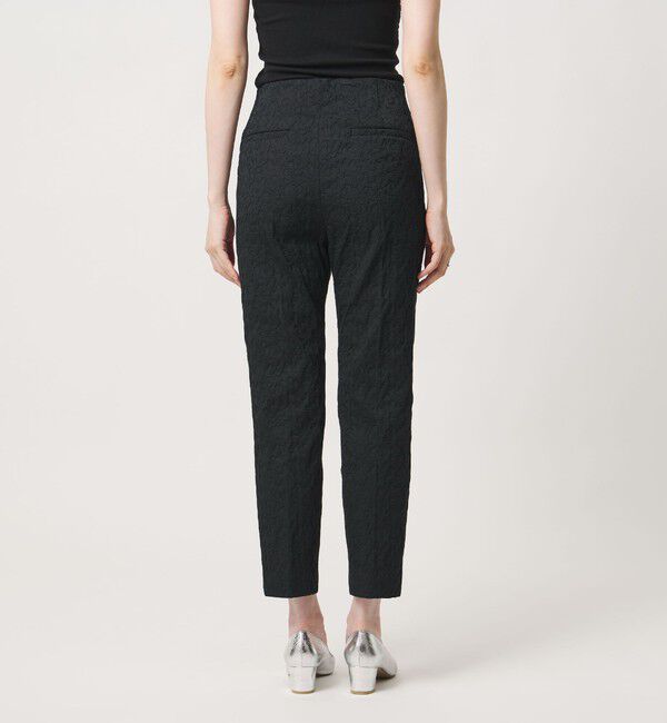 UNITED ARROWS「フクレ ジャガード スリムパンツ ‐ストレッチ ウォッシャブル‐」|スラックス|