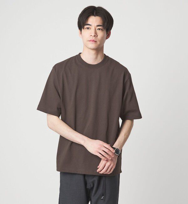 UNITED ARROWS green label relaxing「【WEB限定】ファンクショナル ヘビーウェイト クルーネック 半袖 Tシャツ カットソー -抗菌-」|Tシャツ・カットソー|