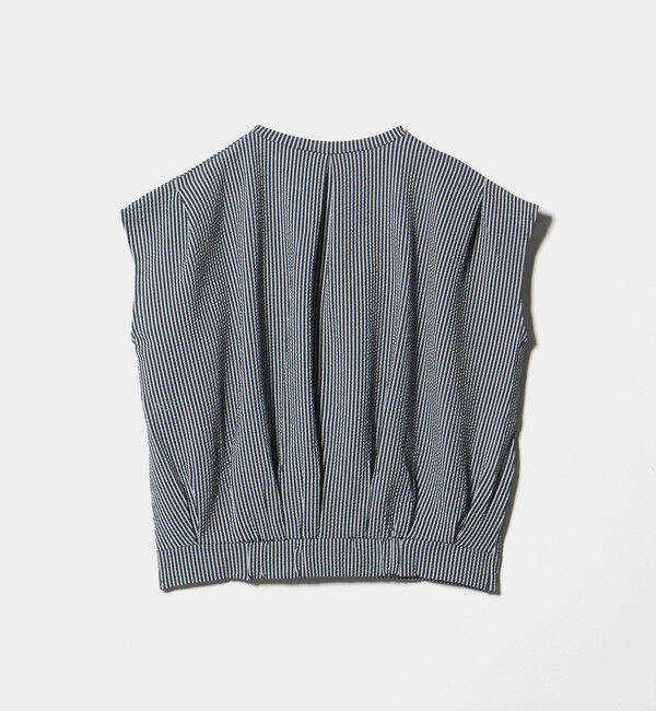 UNITED ARROWS green label relaxing「サッカー タック フレンチスリーブ カットソー UVカット」|Tシャツ・カットソー|