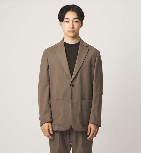 UNITED ARROWS green label relaxing「A+ air TWトロピカル 無地 2B リラックス 2P セットアップ ジャケット -ウォッシャブル・通気性-」|テーラードジャケット|
